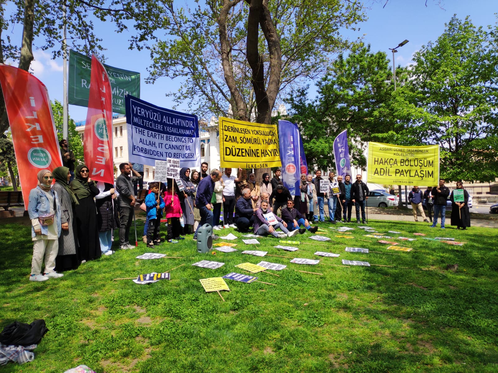 1 Mayıs: Ezilenlerin Yanında; Tevhid, Adalet,  Özgürlük Şiarıyla…