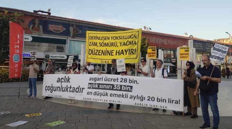 Büyüyen Yoksulluğa, Derinleşen Açlığa Karşı Meydanlardayız!