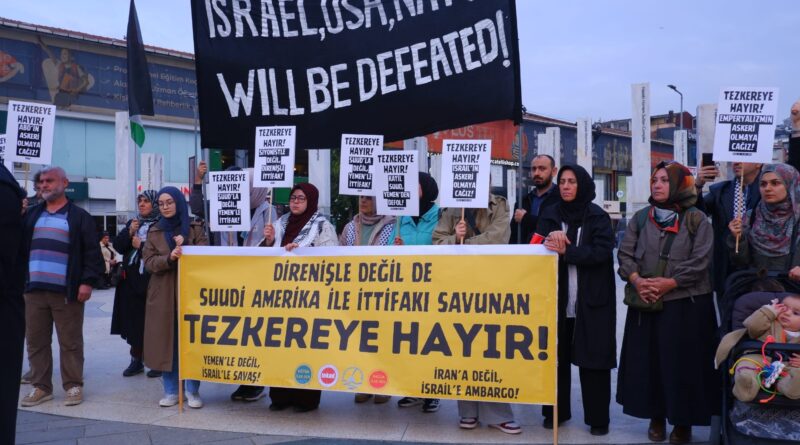Üsküdar’dan Seslendik: Suudi Amerika İle İttifakı Savunan Tezkereye Hayır!